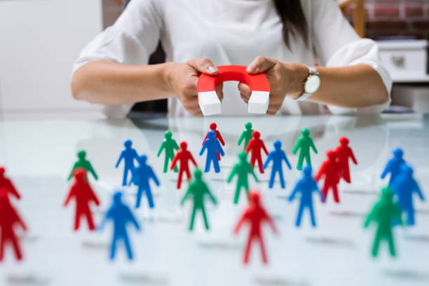 Magnetic Lead Generation. Attracting Customer With Magnet